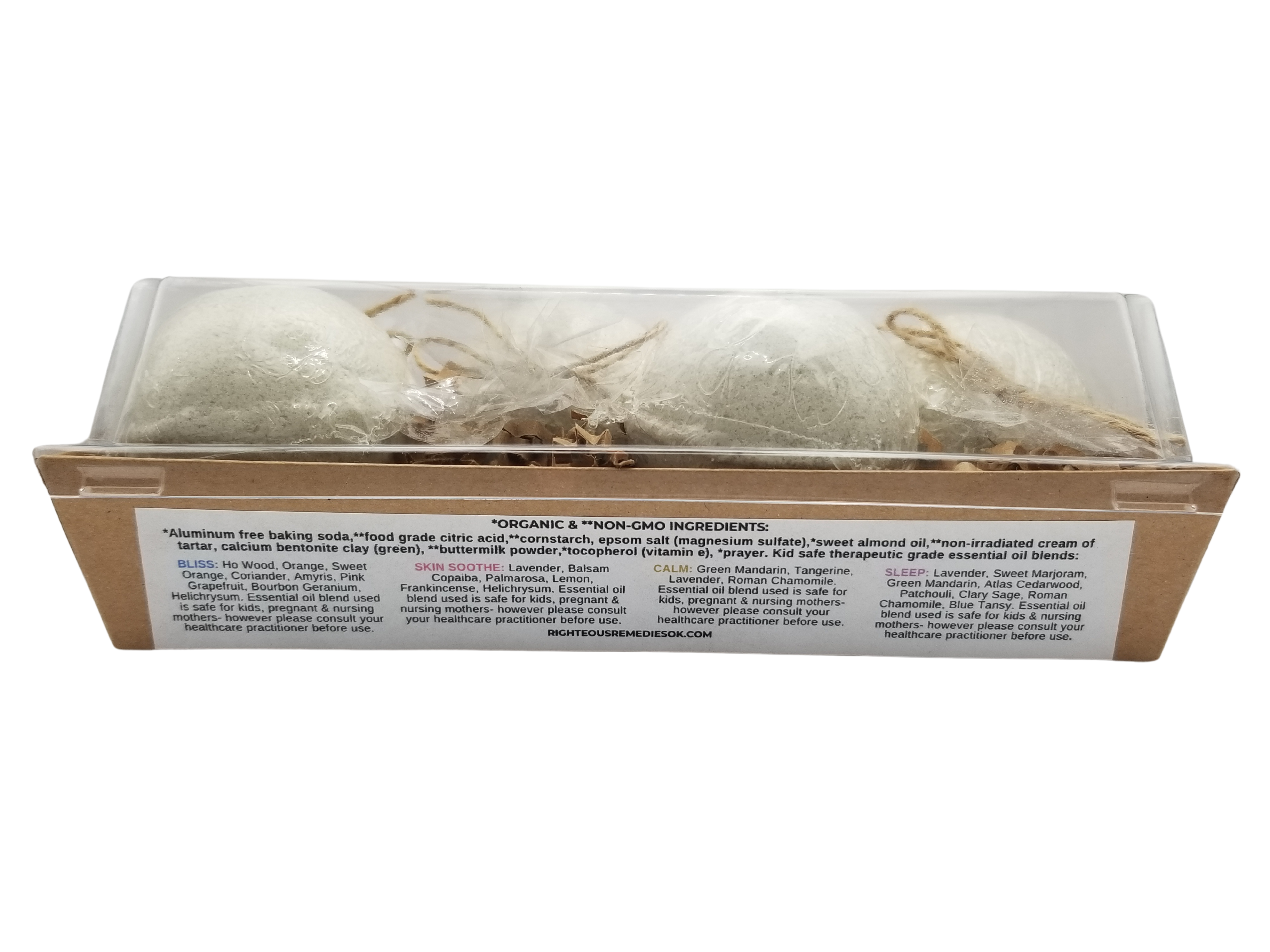 Kids 4 pack Gemstone Bath Bomb